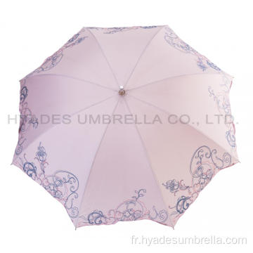 parapluie femme manche en bois